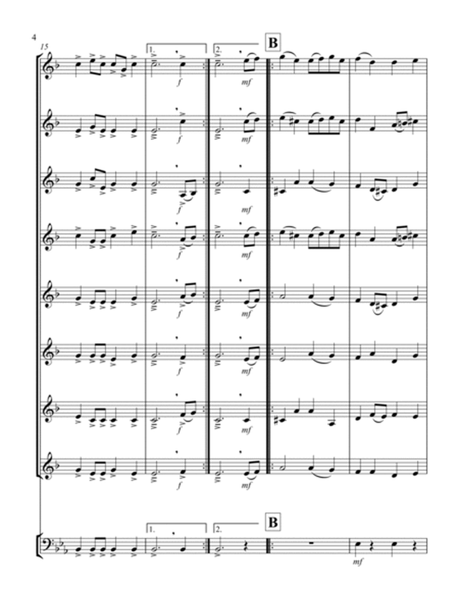 La Rejouissance (from "Heroic Music") (Eb) (Trumpet Octet, Timpani)