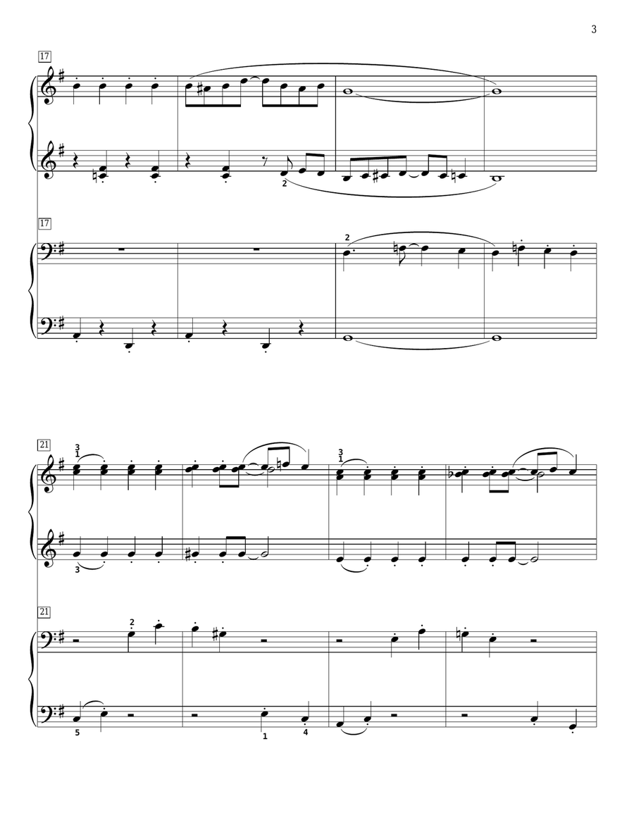 Crescent City Connection Crescent City Connection Piano Duet scores gallery preview page 3
