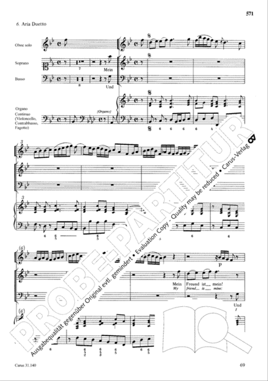 The Complete Sacred Vocal Works (Das geistliche Vokalwerk) Voice scores gallery preview page 572