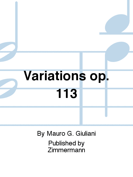 Variations Op. 113