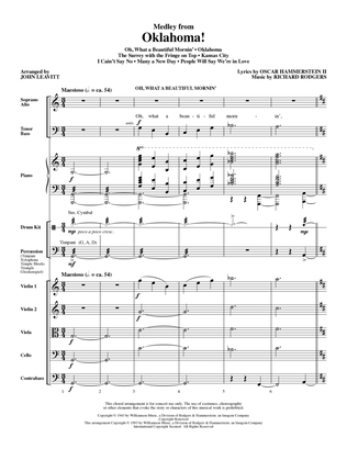 Oklahoma! (Medley) (arr. John Leavitt) - Full Score