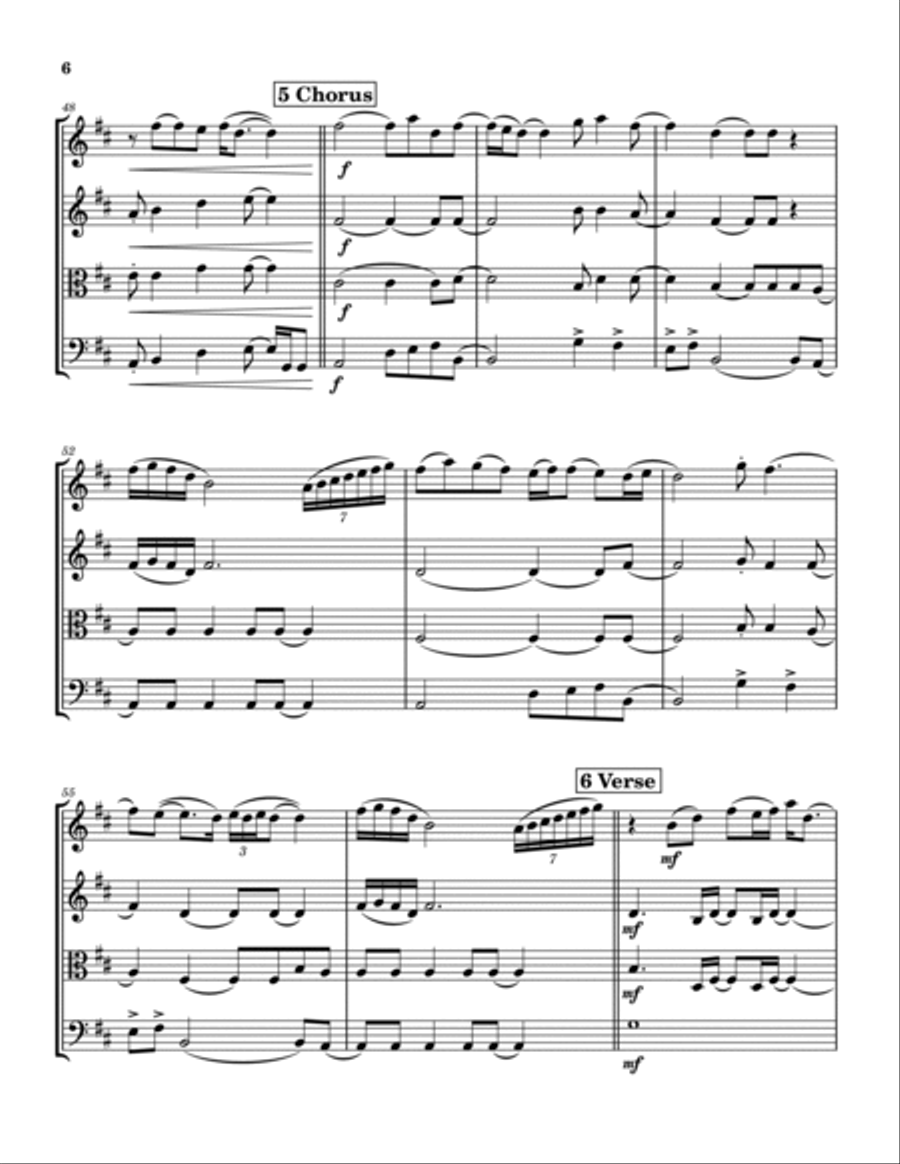 I Choose You I Choose You String Quartet scores gallery preview page 6