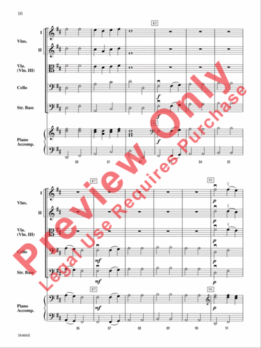 The Bows on the Bus The Bows on the Bus String Orchestra scores gallery preview page 11