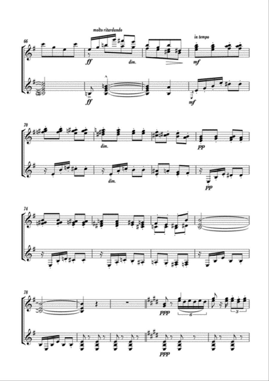 Capriccio B.188 Classical Guitar scores gallery preview page 6