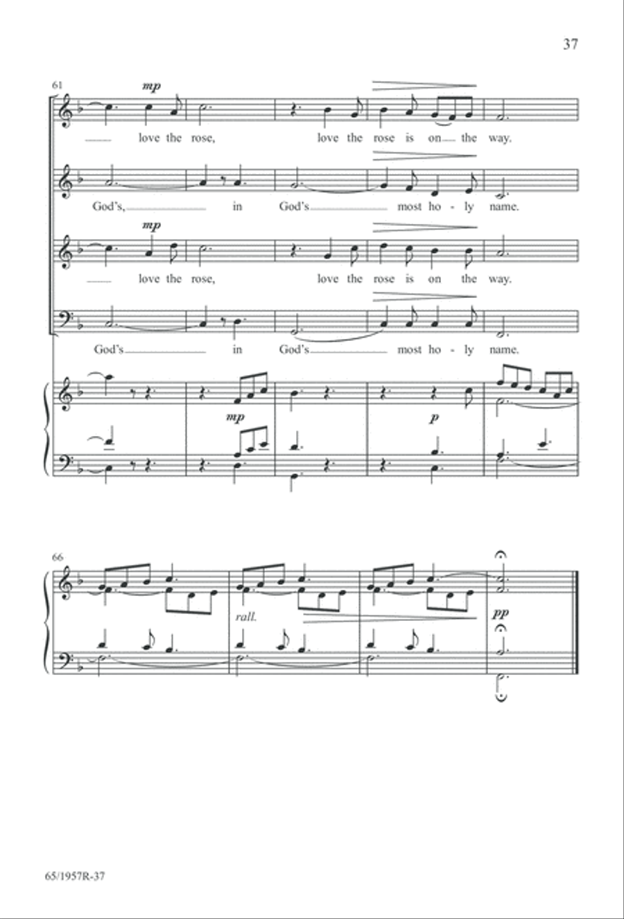 Festival of Lessons and Carols 4-Part scores gallery preview page 38