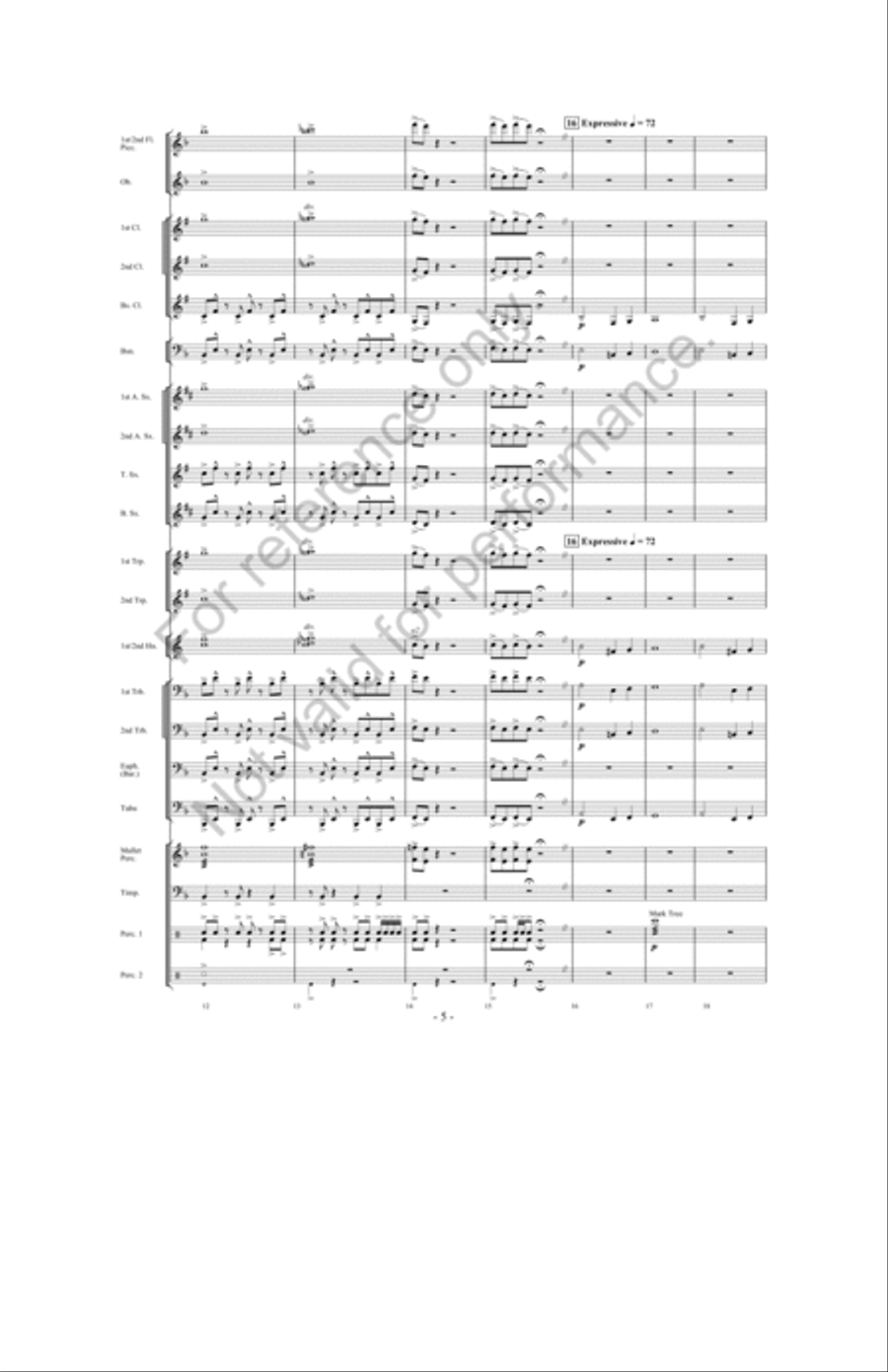 Zeus: King Of The Gods Concert Band scores gallery preview page 4