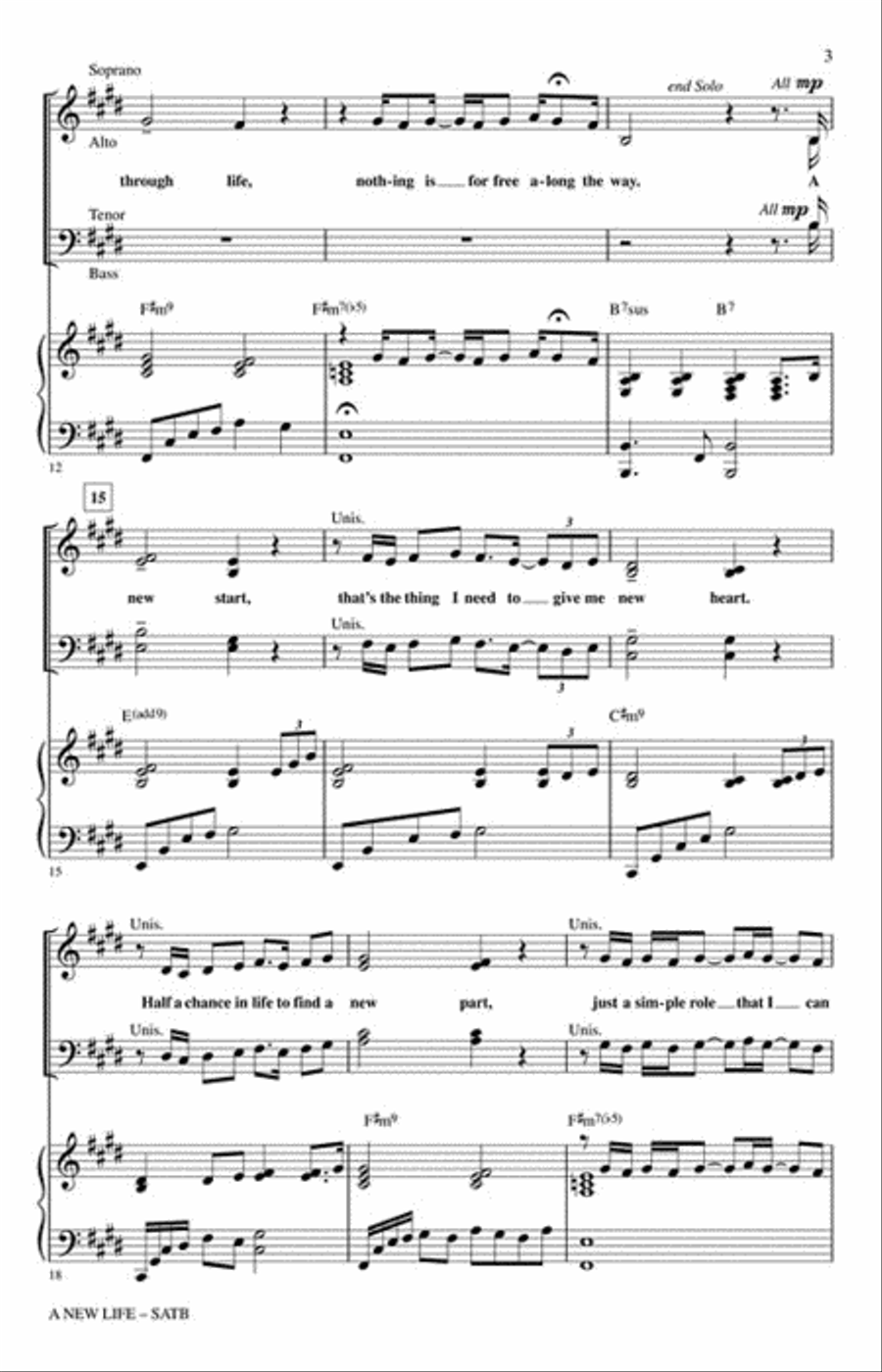 A New Life A New Life 4-Part scores gallery preview page 3