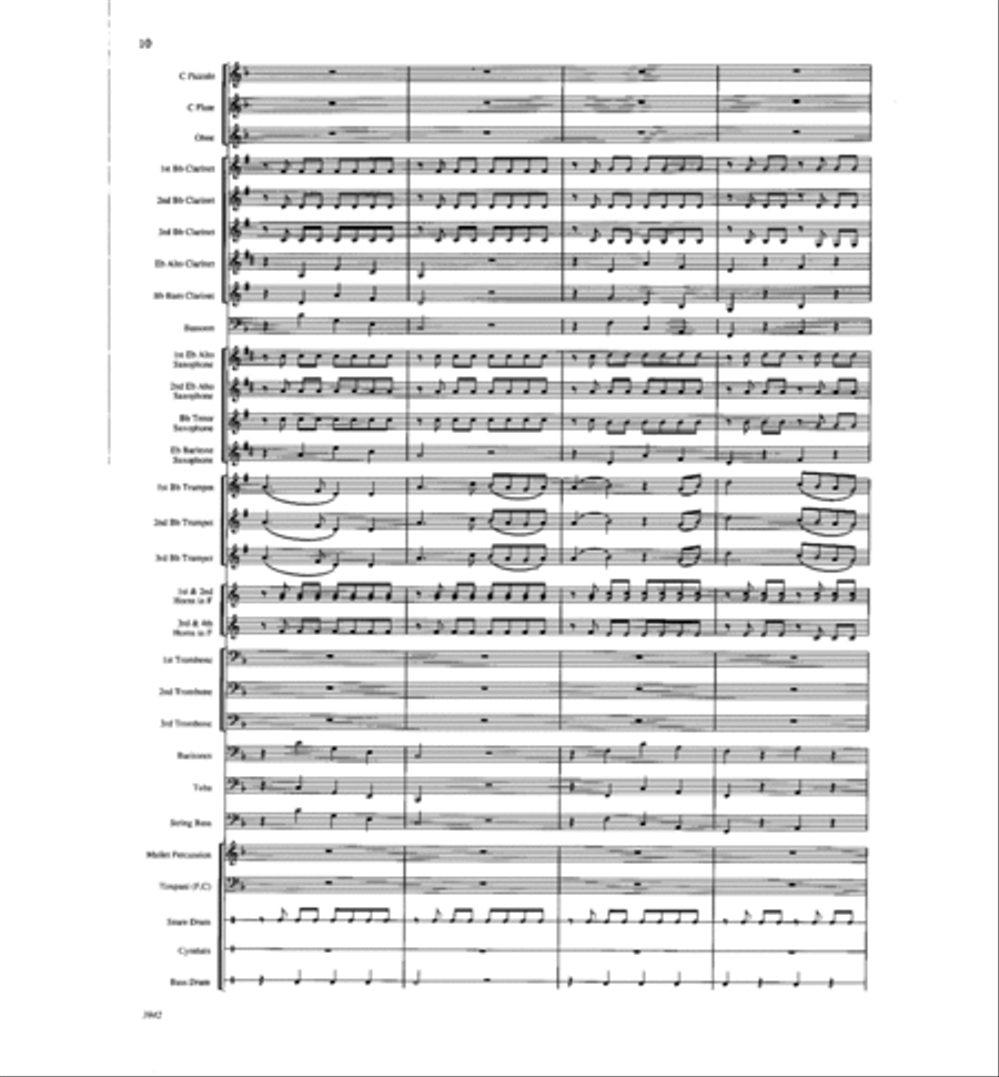 The Magic of Mozart Concert Band scores gallery preview page 10