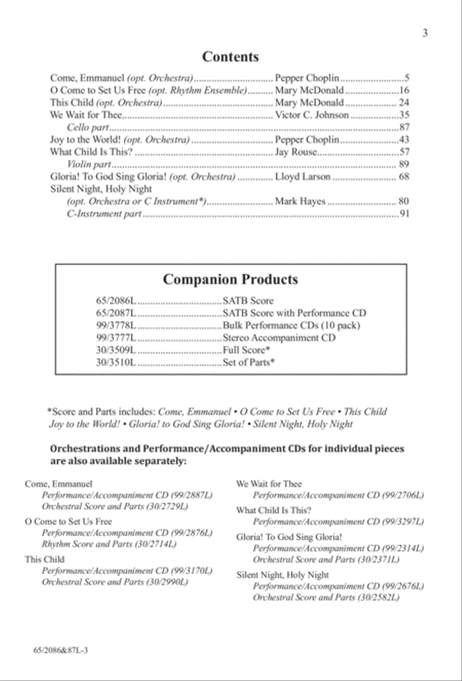 God With Us! - SATB with Performance CD 4-Part scores gallery preview page 2