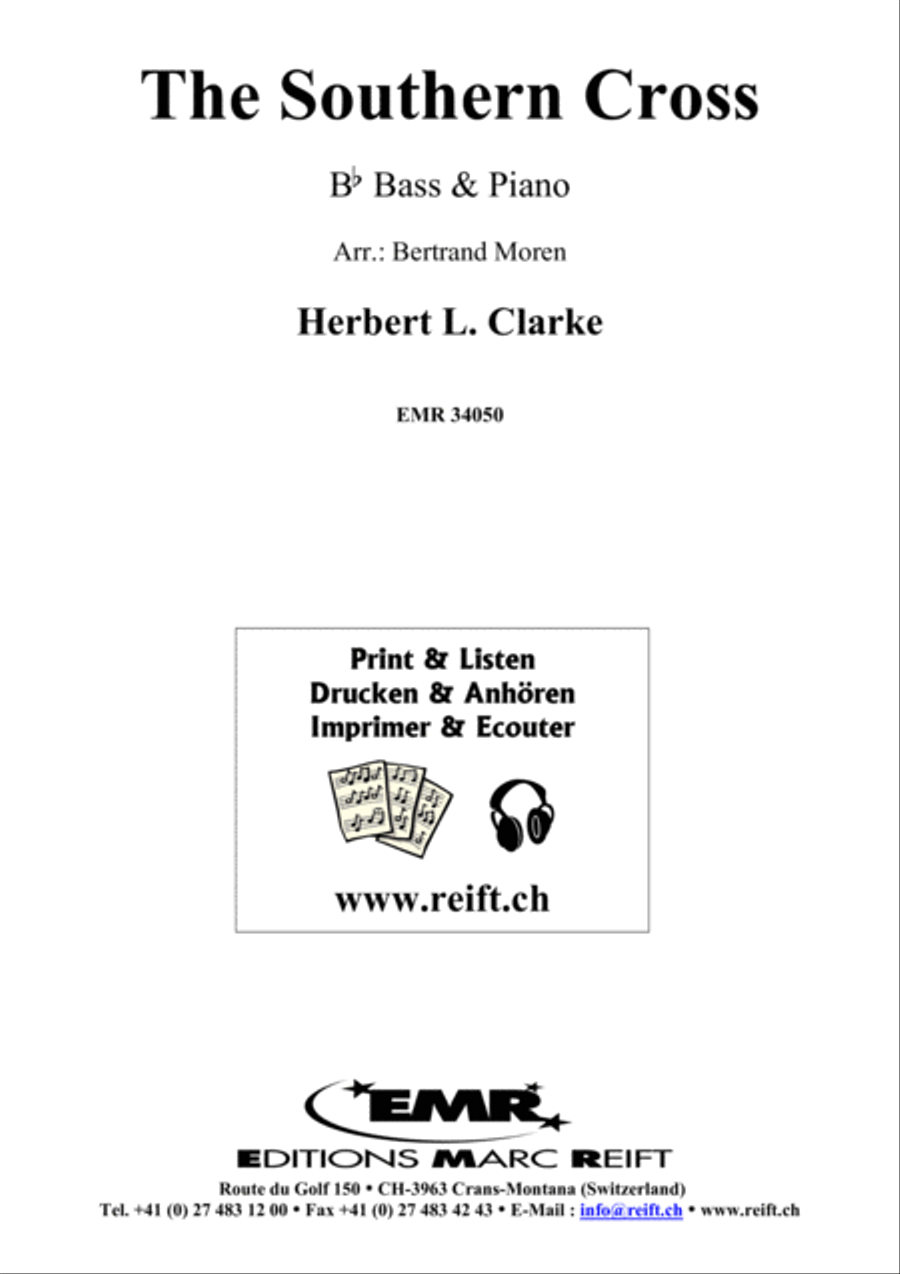 The Southern Cross The Southern Cross Piano Accompaniment scores gallery preview page 1