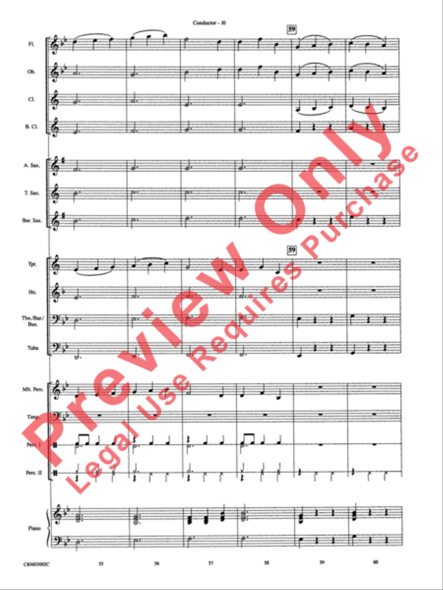 Fawkes the Phoenix (from Harry Potter and the Chamber of Secrets) Concert Band scores gallery preview page 13