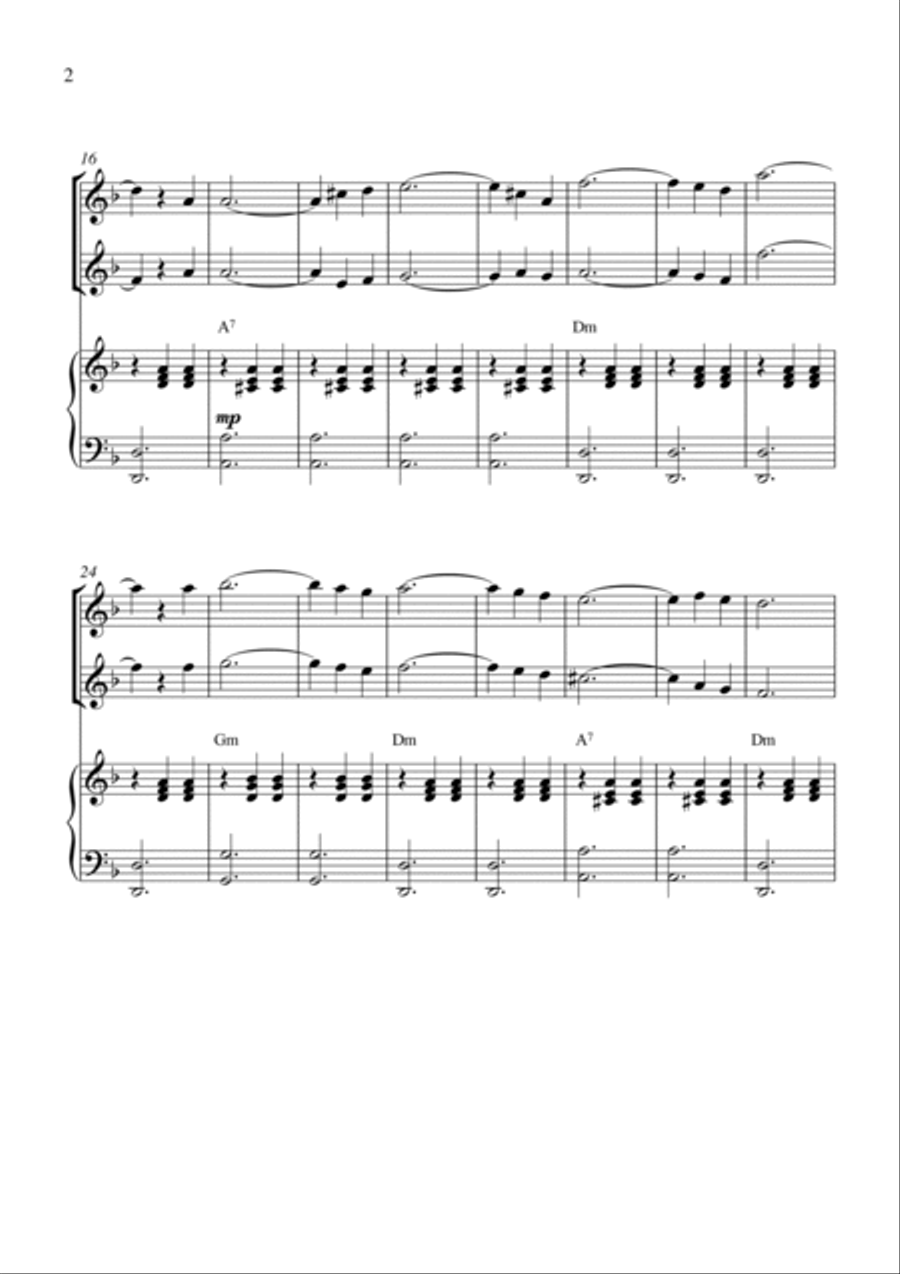 The Anniversary Waltz The Anniversary Waltz Woodwind Duet scores gallery preview page 2