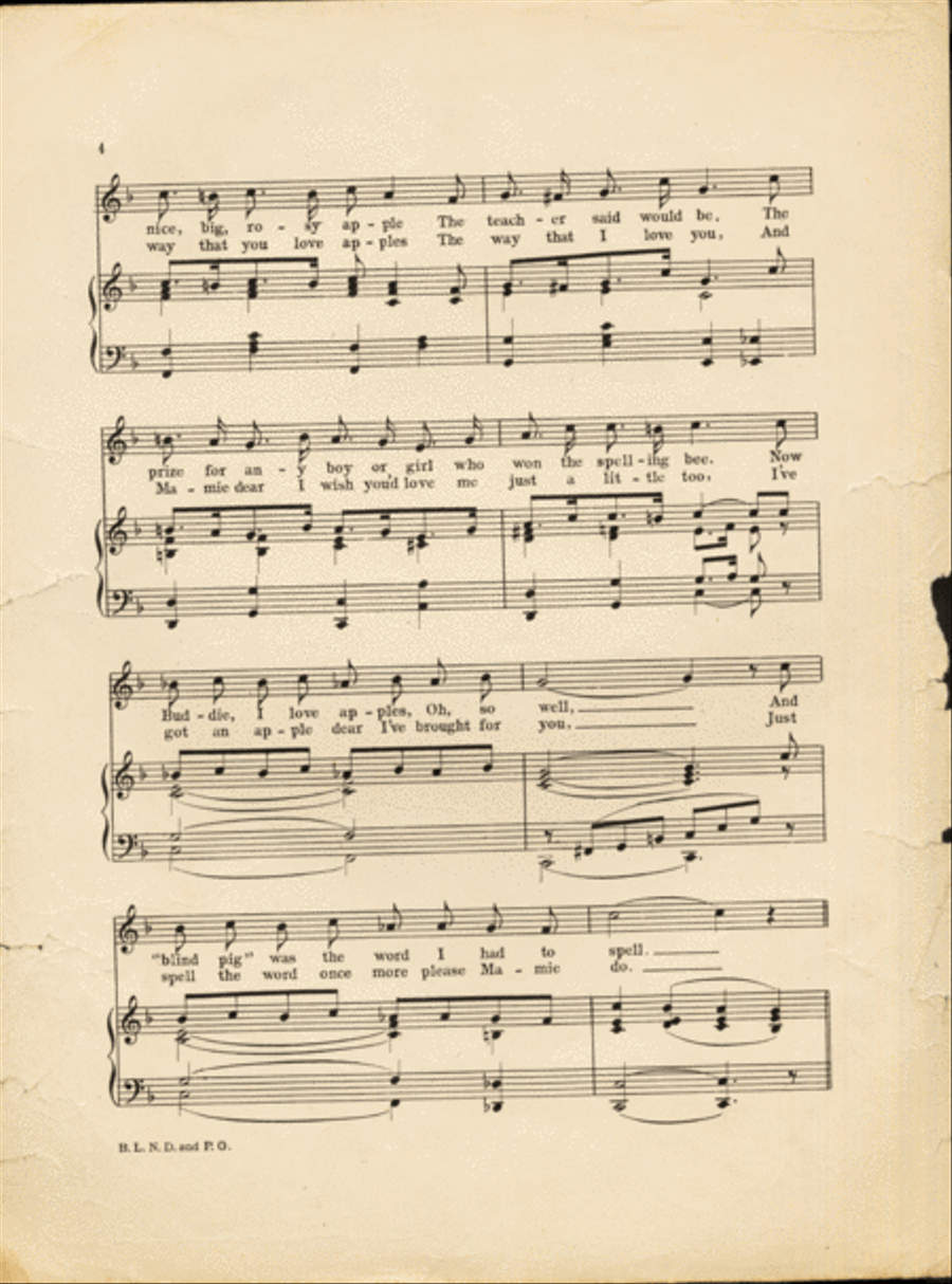 Bl-nd and P-g Spells Blind Pig Voice scores gallery preview page 3