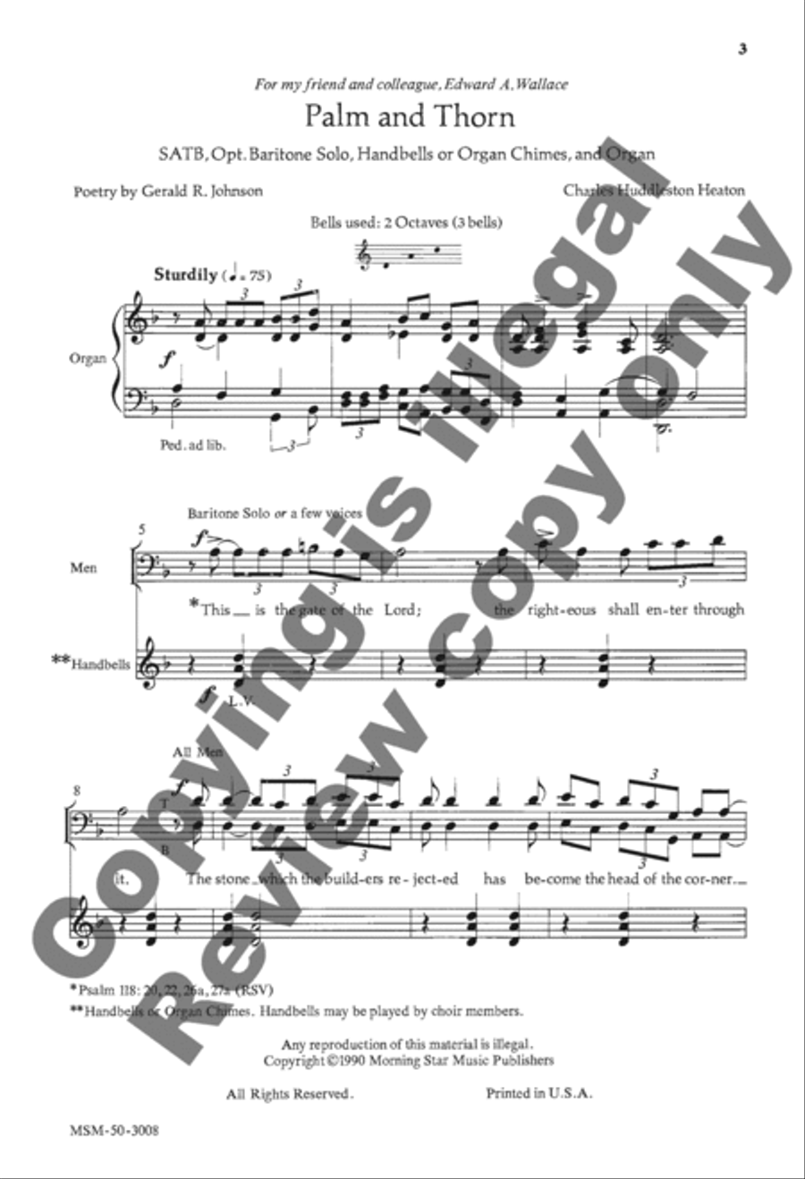 Palm and Thorn 4-Part scores gallery preview page 2
