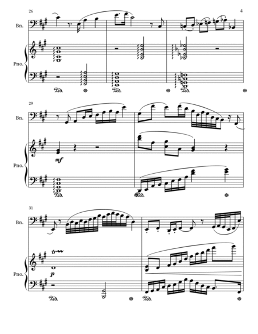 Bassooniful Bassooniful Woodwind Duet scores gallery preview page 4