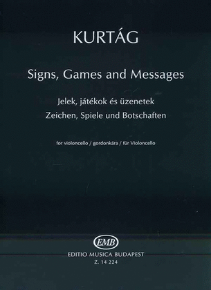 Book cover for Signs Games and Messages for Cello