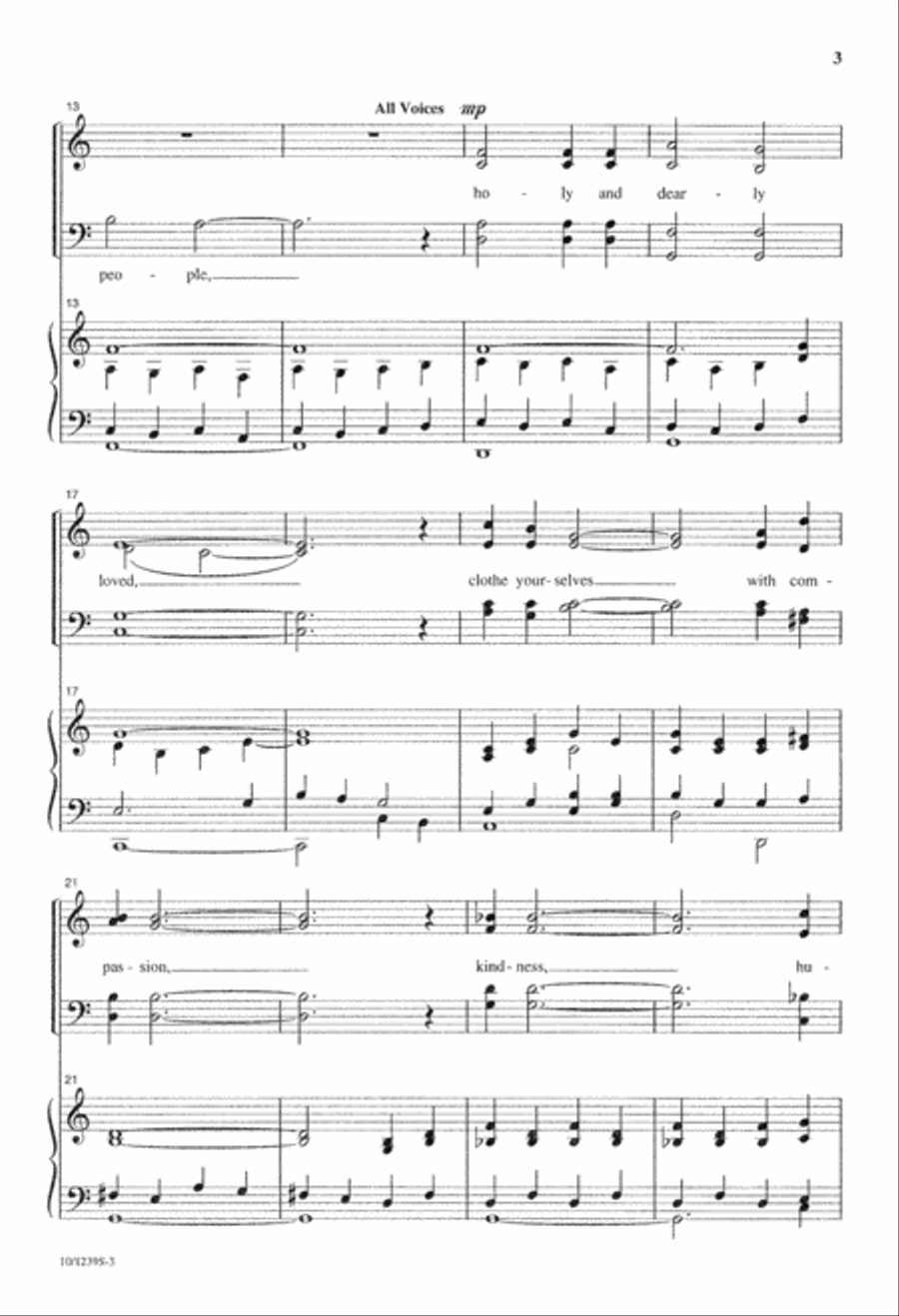 The Peace of Christ The Peace of Christ 4-Part scores gallery preview page 3