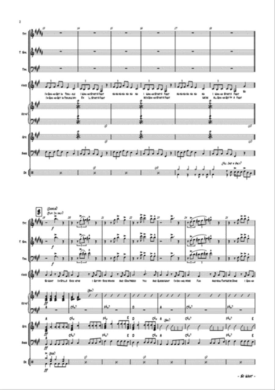 So What So What Jazz Ensemble scores gallery preview page 6