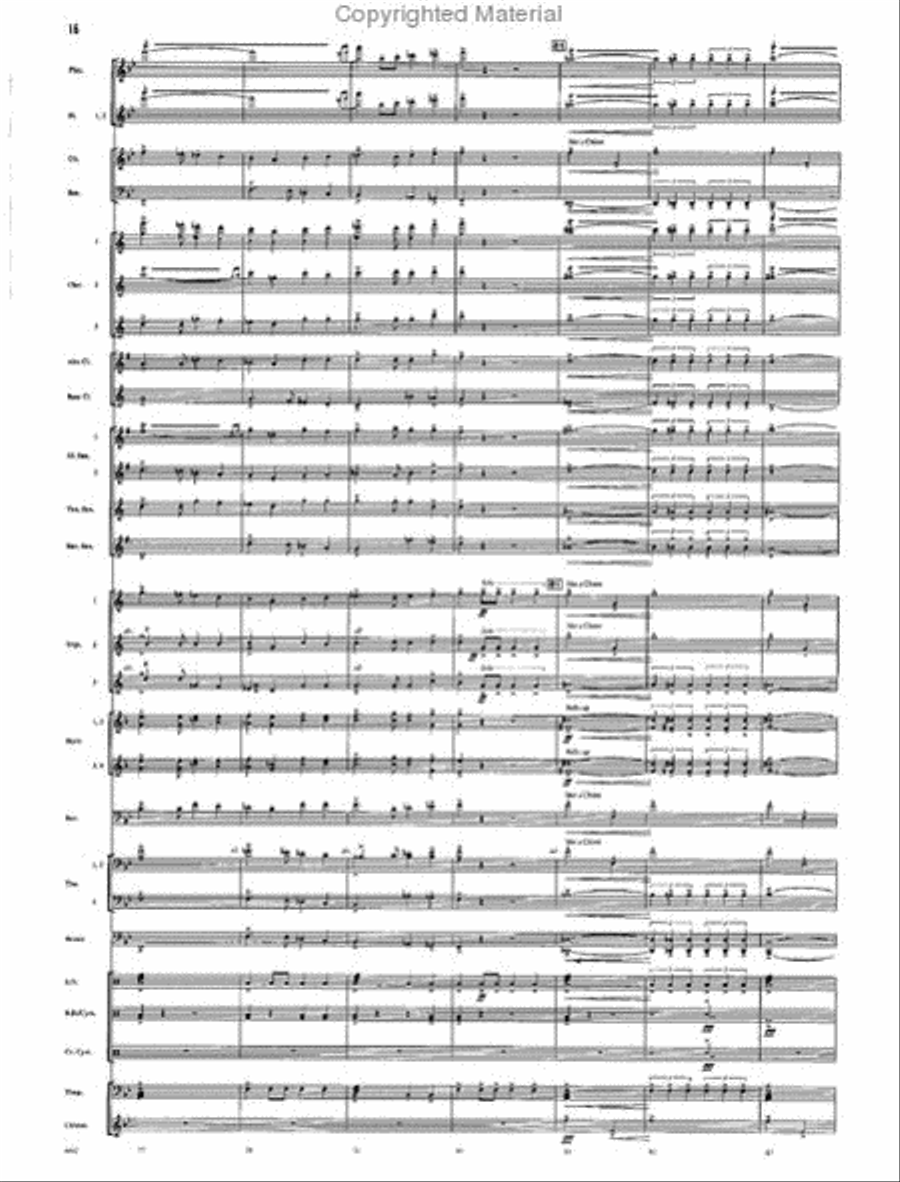 The Chimes of Liberty Concert Band scores gallery preview page 14