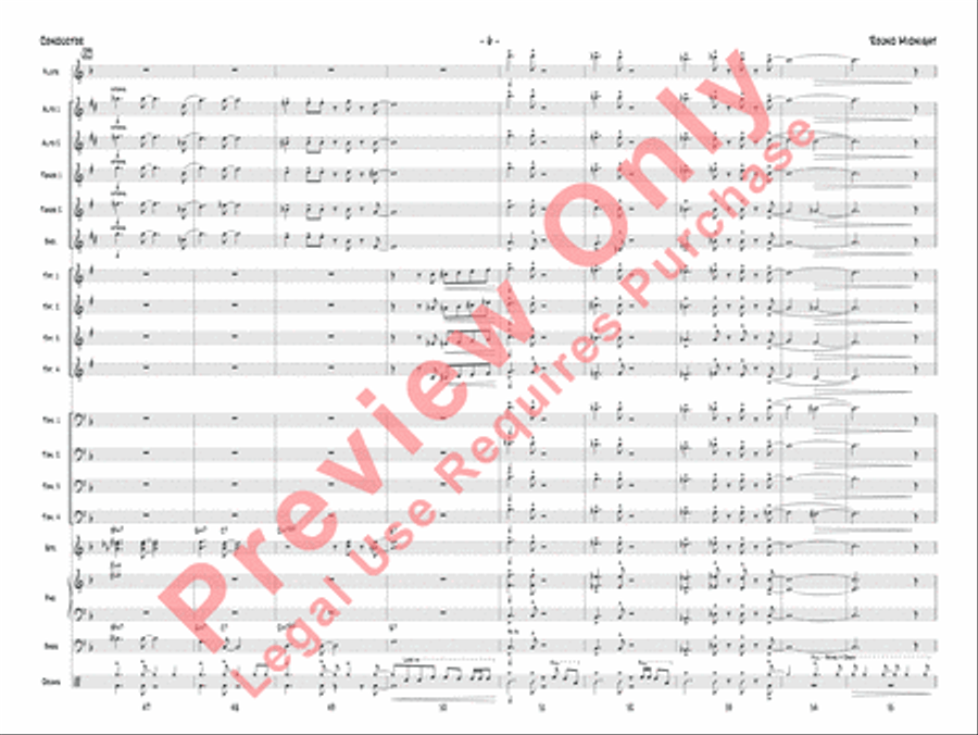 'Round Midnight Jazz Ensemble scores gallery preview page 9