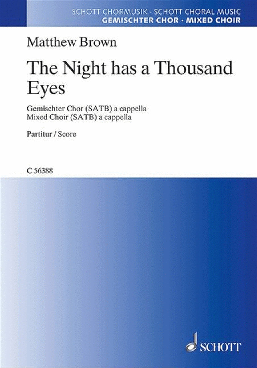 The Night has a Thousand Eyes 4-Part scores gallery preview page 1