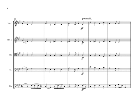 Antigua & Barbuda National Anthem "Fair Antigua, We Salute Thee" for String Orchestra (MFAO World Na image number null
