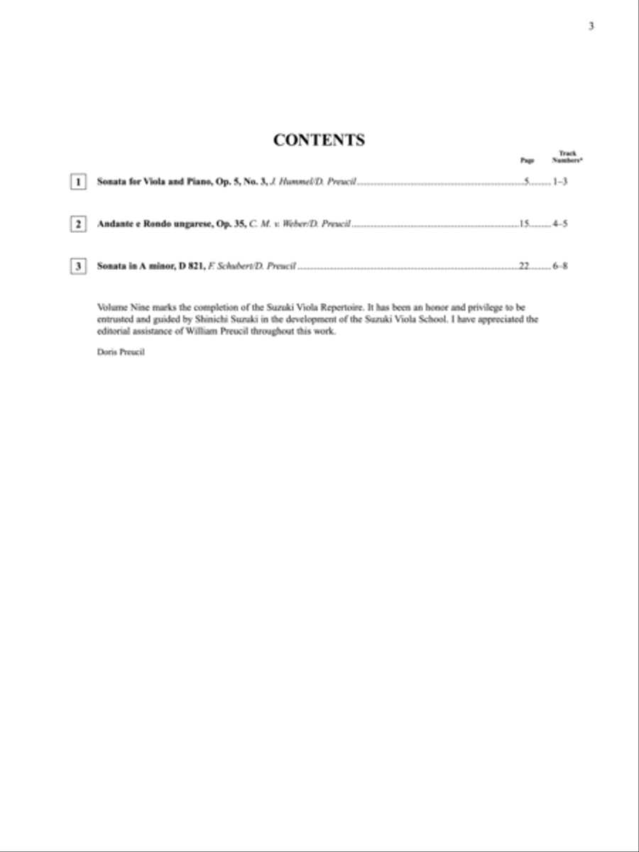 Suzuki Viola School, Volume 9 image number null