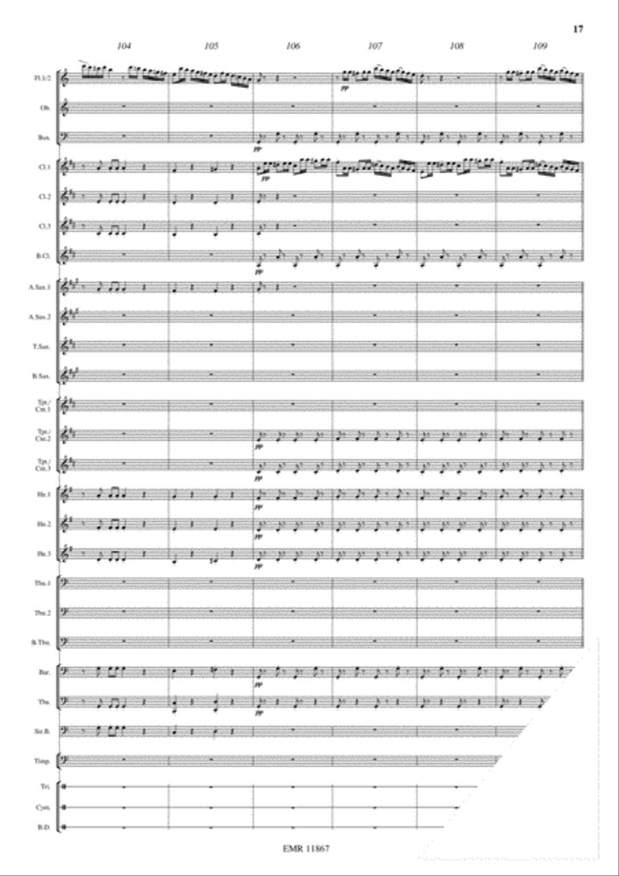 L'Italiana in Algeri Concert Band scores gallery preview page 18