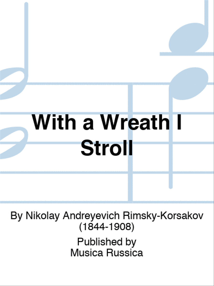 With a Wreath I Stroll With a Wreath I Stroll 4-Part scores gallery preview page 1