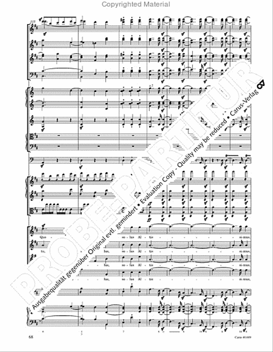 Missa solemnis Missa solemnis 4-Part scores gallery preview page 84