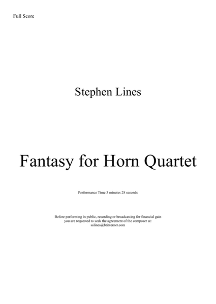 Fantasy for four horns image number null