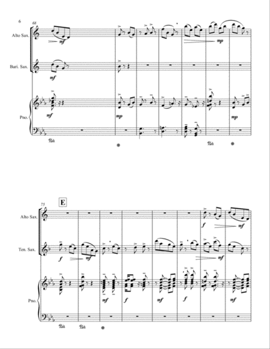 Shadow Dancing Small Ensemble scores gallery preview page 6