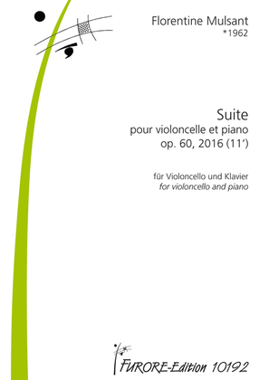 Book cover for Suite pour violoncelle et piano op. 60