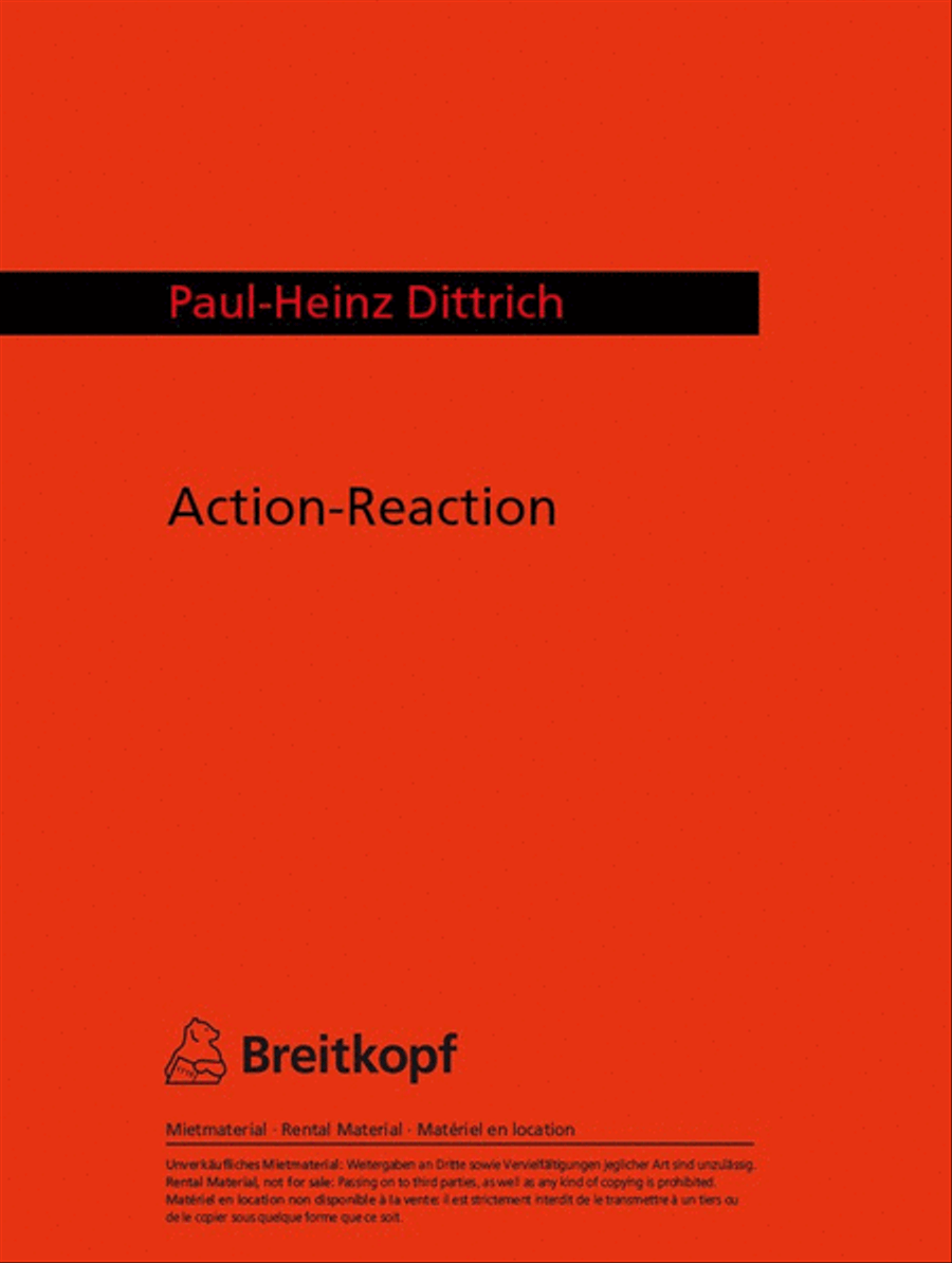 Action-Reaction Oboe scores gallery preview page 1