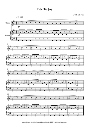 Ode To Joy - Ludwig Van Beethoven (Oboe + Piano)
