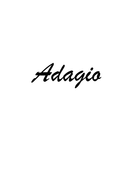 Opus 168b, Adagio for Violin & Piano in G-do (Score & Parts) image number null