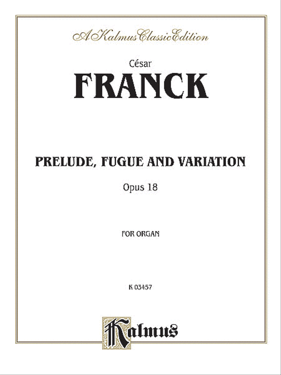 Prelude, Fugue and Variation, Op. 18 Small Ensemble scores gallery preview page 1