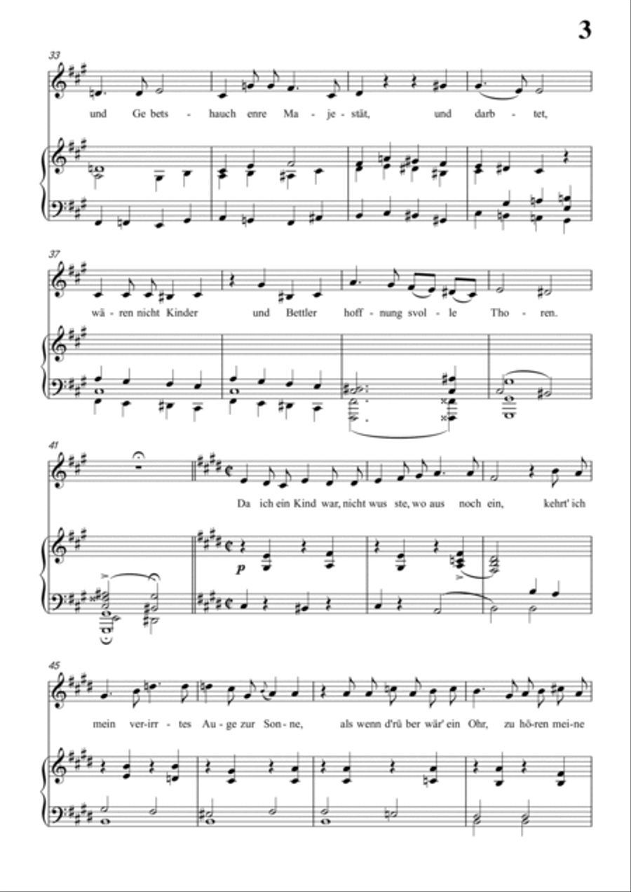 Schubert-Prometheus in A for Vocal and Piano Voice scores gallery preview page 4