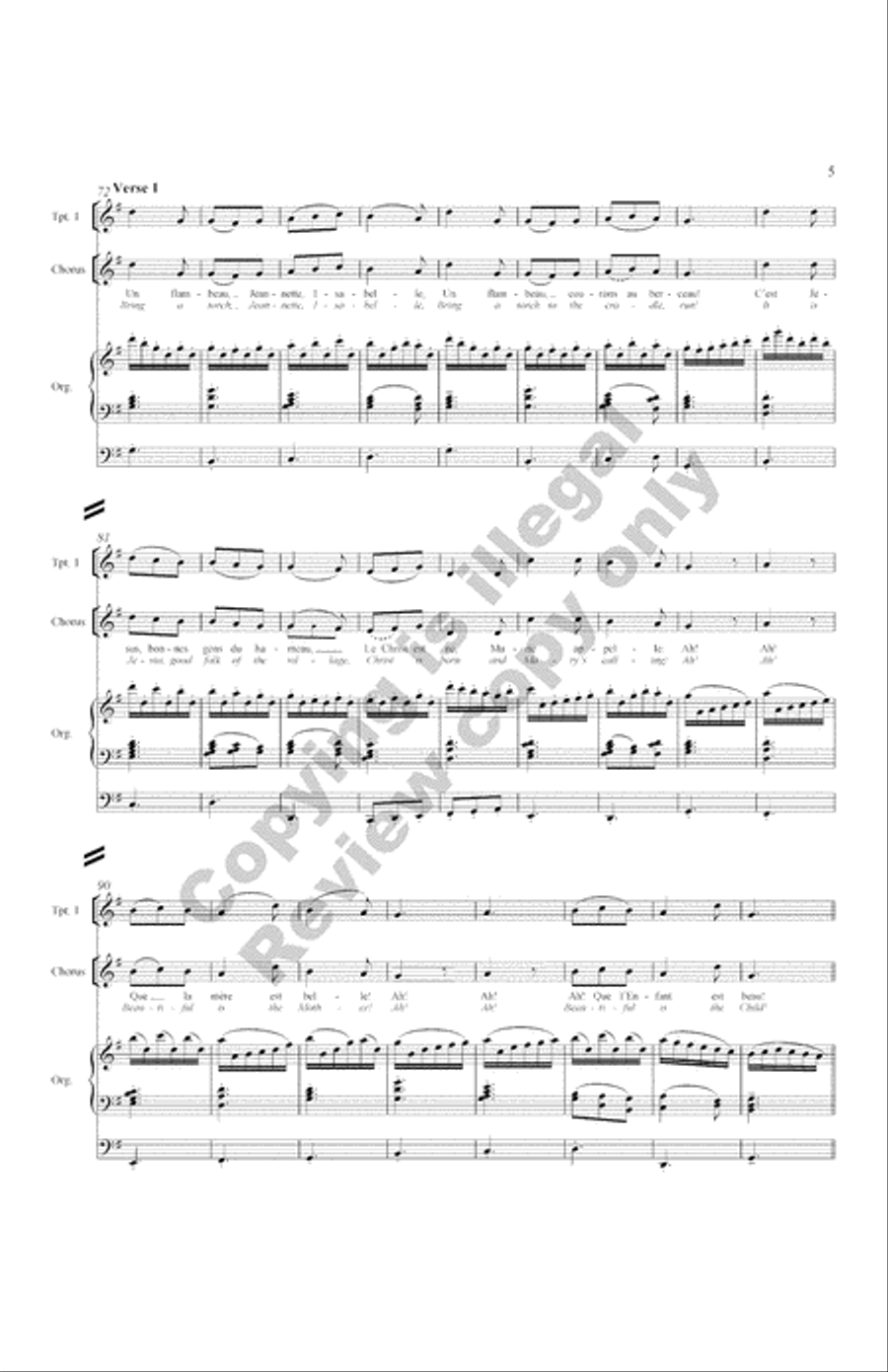The Snow Lay On the Ground!: Nine Festive Carol Settings (Complete Compilation Full Score) Choir scores gallery preview page 29