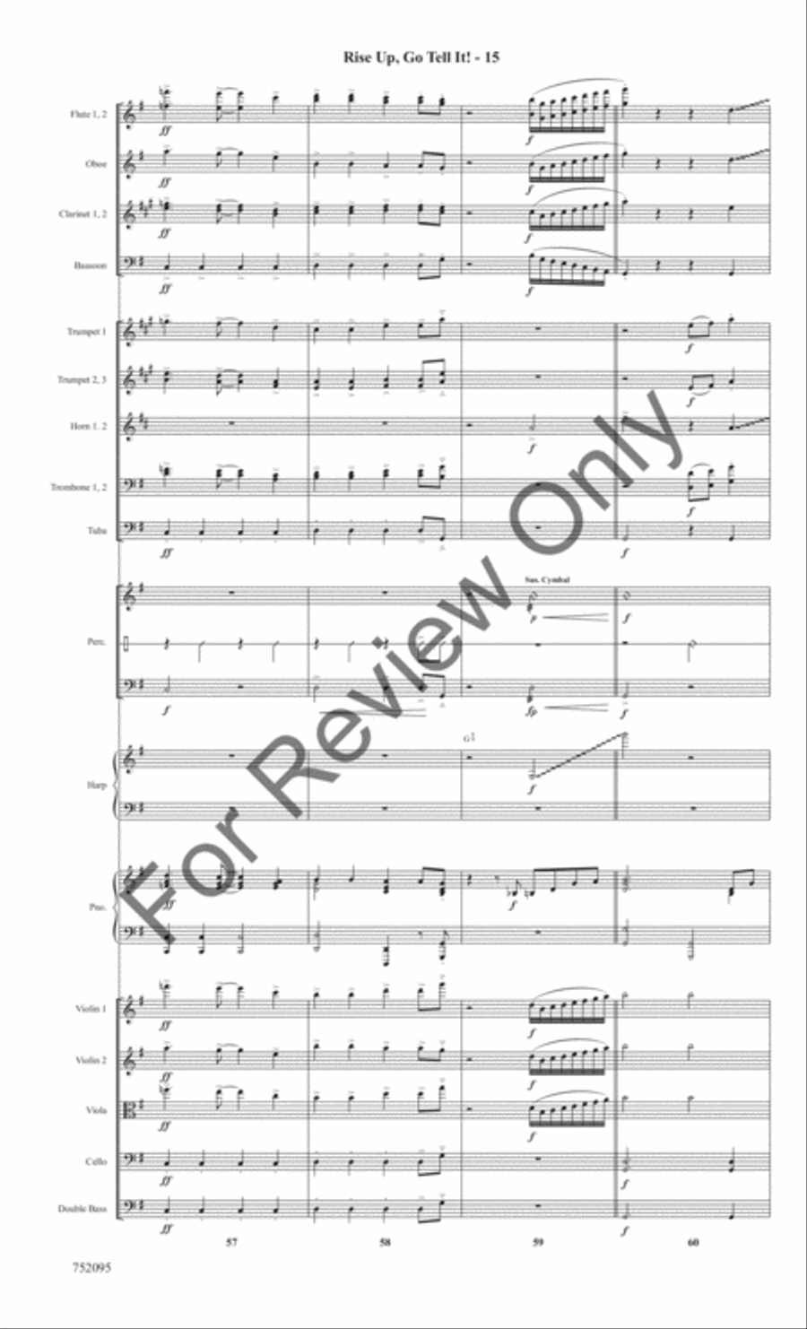 Rise Up, Go Tell It! Rise Up, Go Tell It! Full Orchestra scores gallery preview page 18