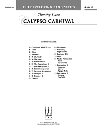 Calypso Carnival: Score