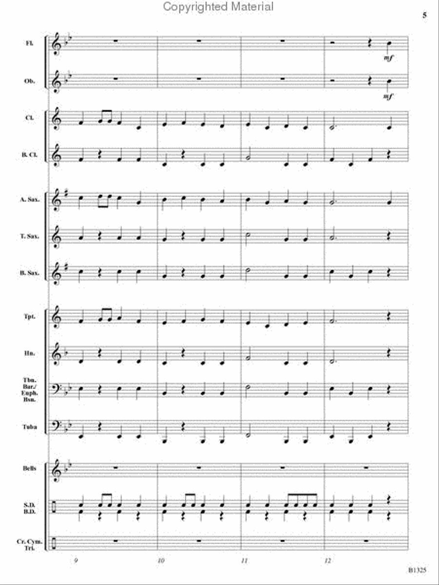 Synergy March Concert Band scores gallery preview page 4