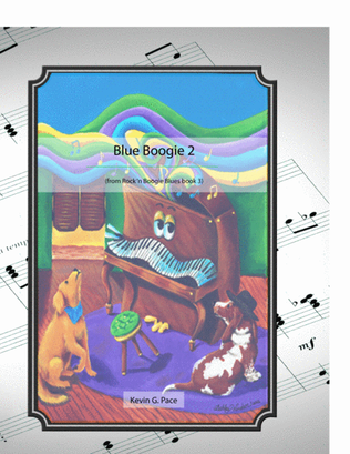 Book cover for Blue Boogie 2 - original piano solo