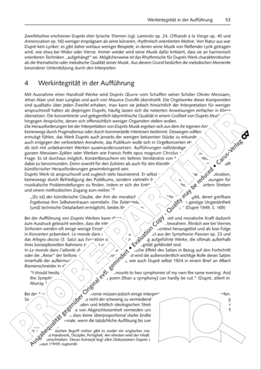 Orgelschule zur historischen Auffuhrungspraxis Organ Solo scores gallery preview page 54