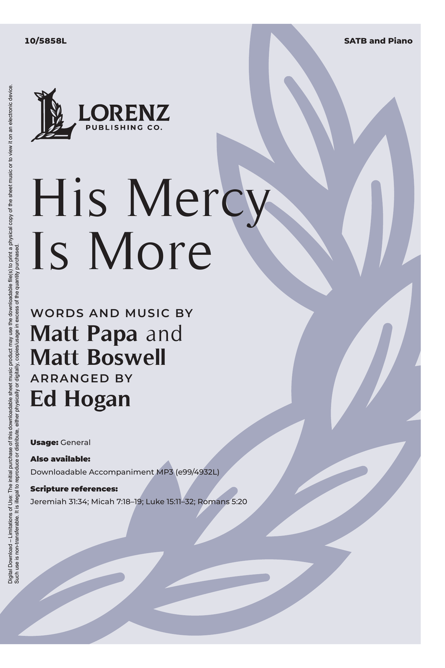 His Mercy Is More