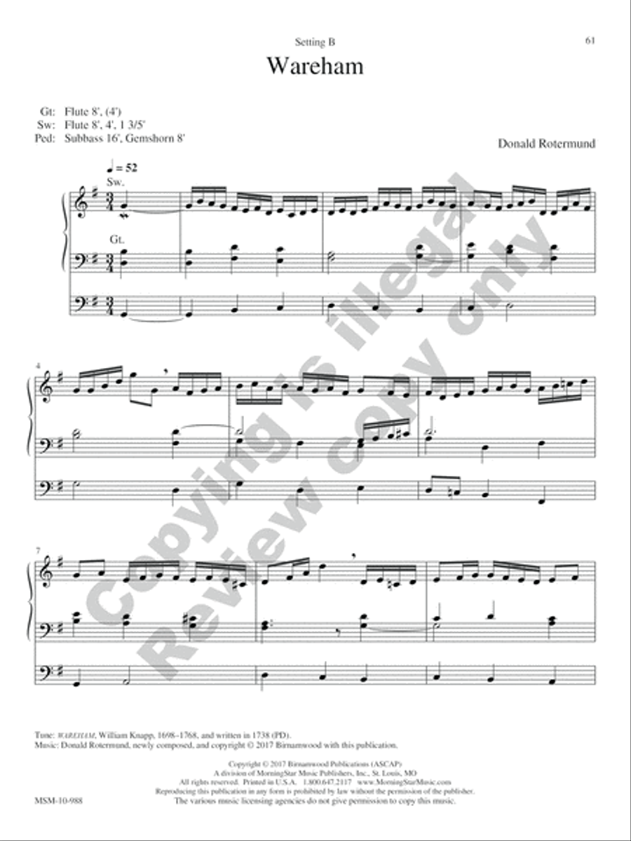 36 Flexible Hymn-Based Extemporizations Organ scores gallery preview page 28