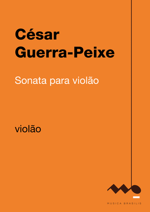 Book cover for Sonata para violão