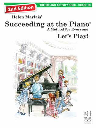 Book cover for Succeeding at the Piano, Theory & Activity Book - Grade 1B (2nd Edition)