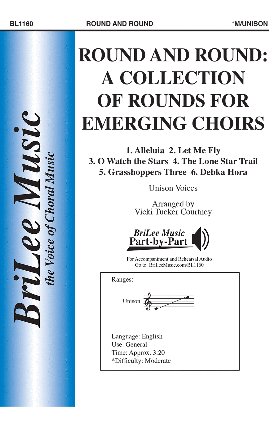 Round and Round: A Collection of Rounds for Emerging Choirs Choir scores gallery preview page 1