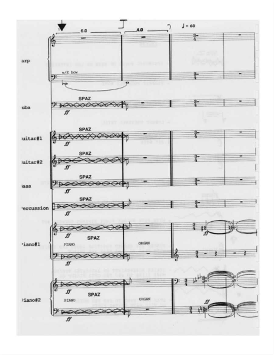 Entertainment Tonight-for Harp and 7 Players Small Ensemble scores gallery preview page 5